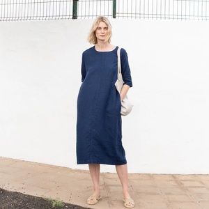 notPERFECTLINEN Seul Tunic Dress